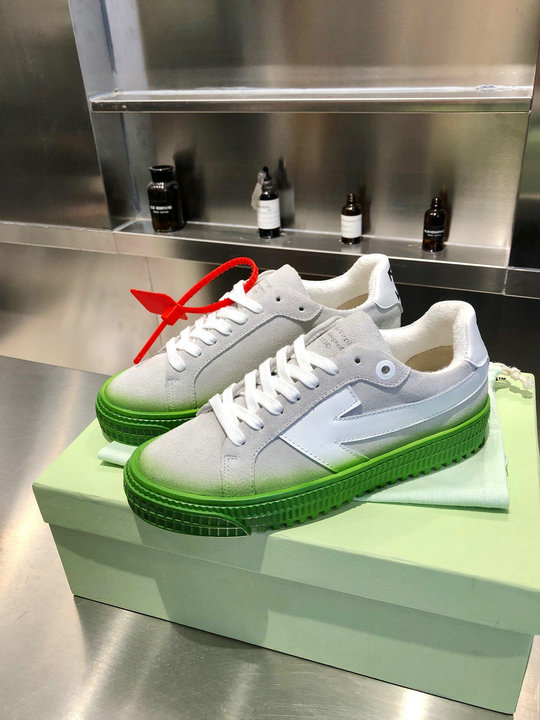 Off White Low Cut Shoes Mens ID:202104f174